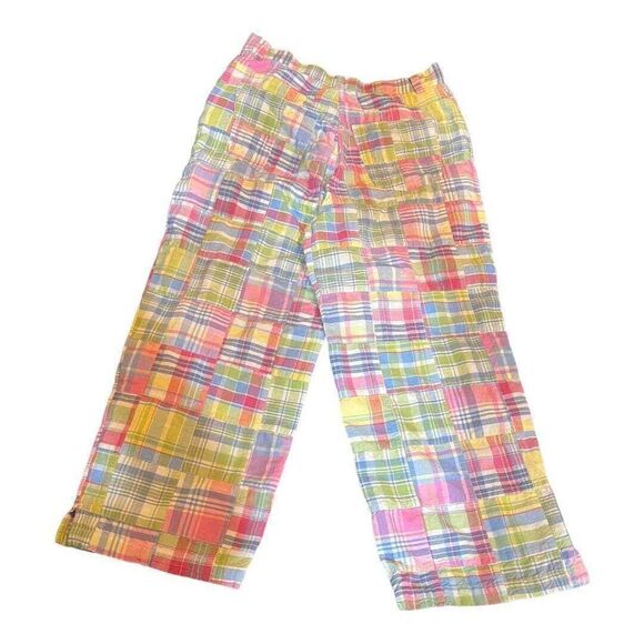 JONES NEW YORK SPORT | Madras 100% Cotton Lightweight Pant | Vintage | Size 4 - Picture 4 of 5